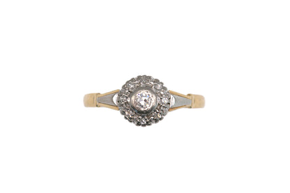 Diamond Cluster Ring