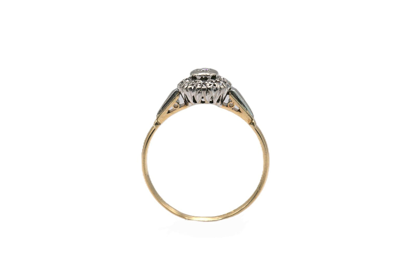 Diamond Cluster Ring