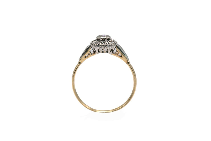 Diamond Cluster Ring