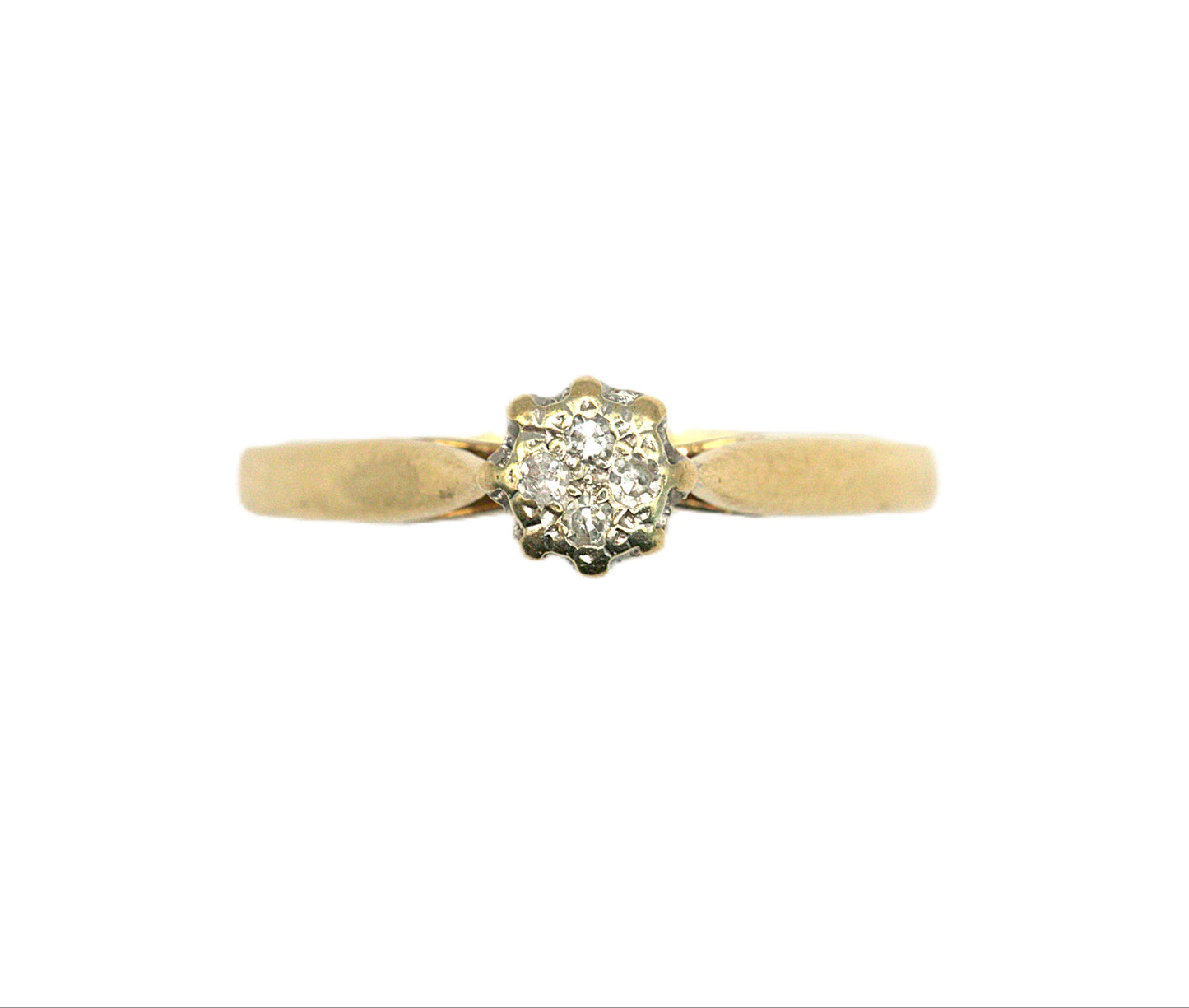 Diamond Cluster Ring