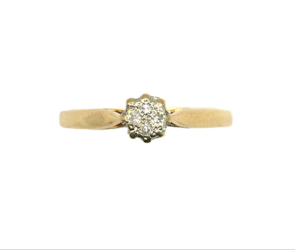 Diamond Cluster Ring