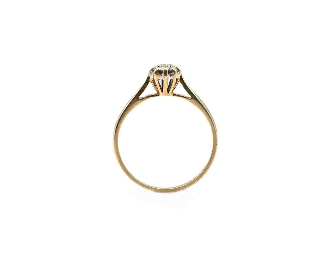 Diamond Cluster Ring
