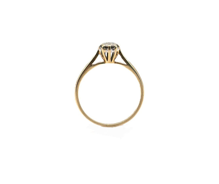 Diamond Cluster Ring