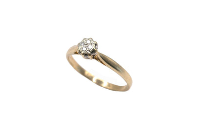 Diamond Cluster Ring