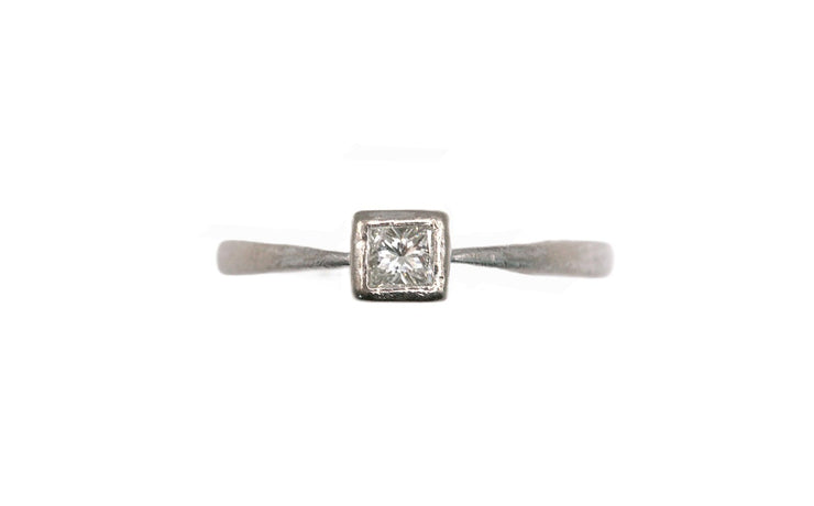 Diamond Princess Solitaire Ring