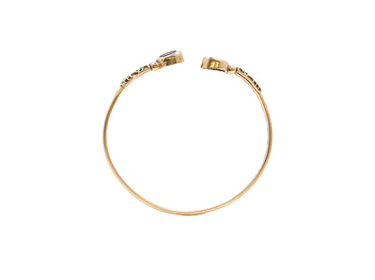 Garnet Cuff Bangle