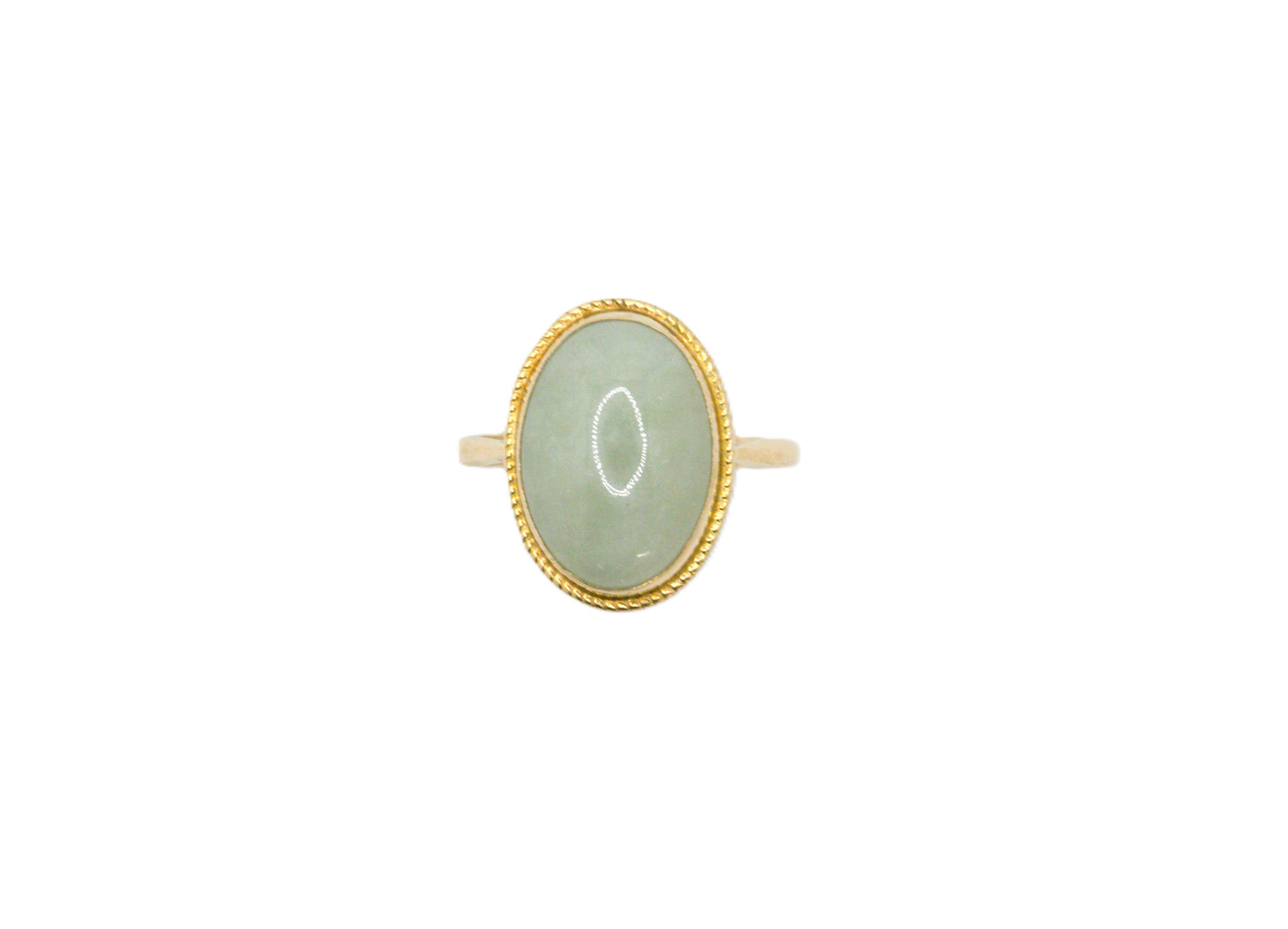 Oval Jadeite Ring