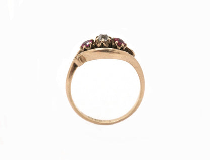 Ruby & Diamond Trilogy Ring