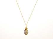 Tiffany & Co Jean Schlumberger Egg Charm 18ct Gold With Chain
