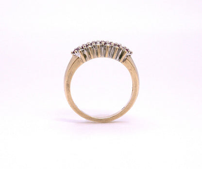 Diamond & Ruby Cluster Ring