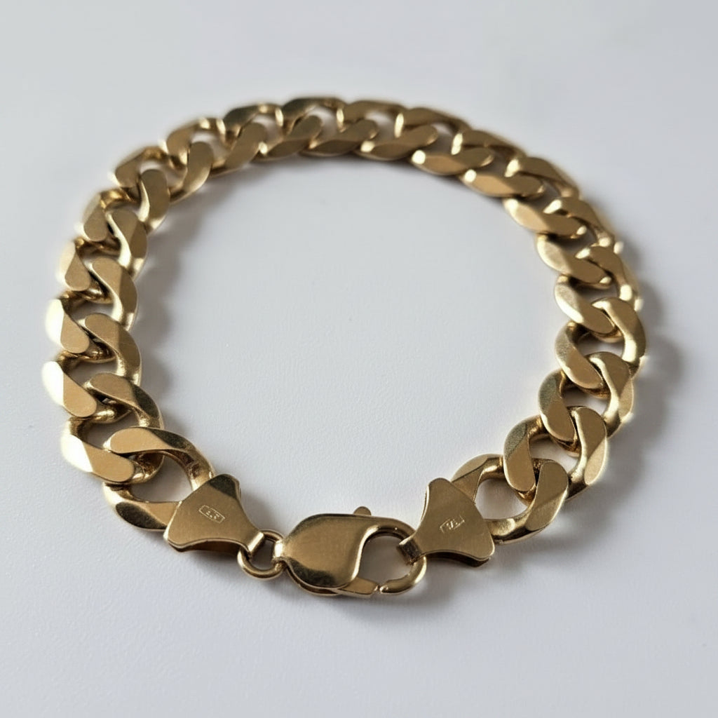 Curb Bracelet 9ct Yellow Gold