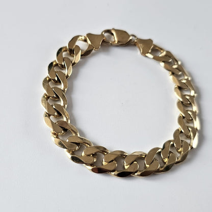 Curb Bracelet 9ct Yellow Gold