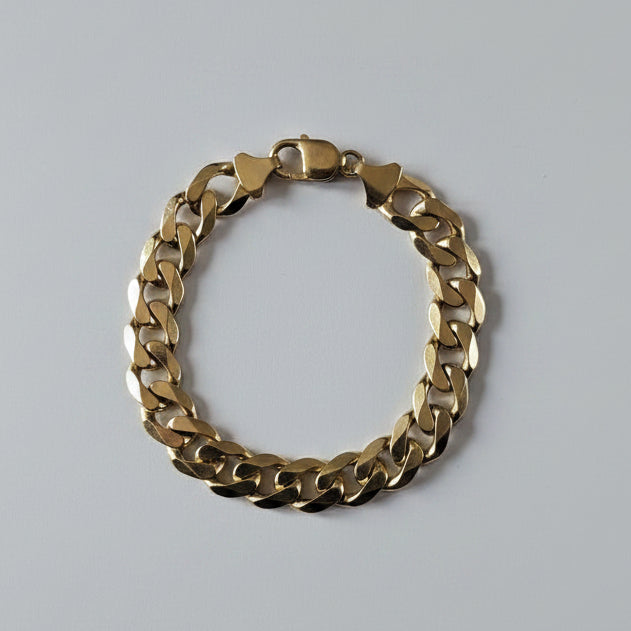 Curb Bracelet 9ct Yellow Gold