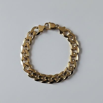 Curb Bracelet 9ct Yellow Gold