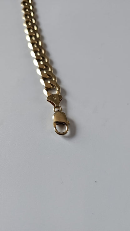 Curb Bracelet 9ct Yellow Gold