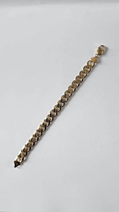 Curb Bracelet 9ct Yellow Gold