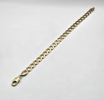 Curb Bracelet 9ct Yellow Gold