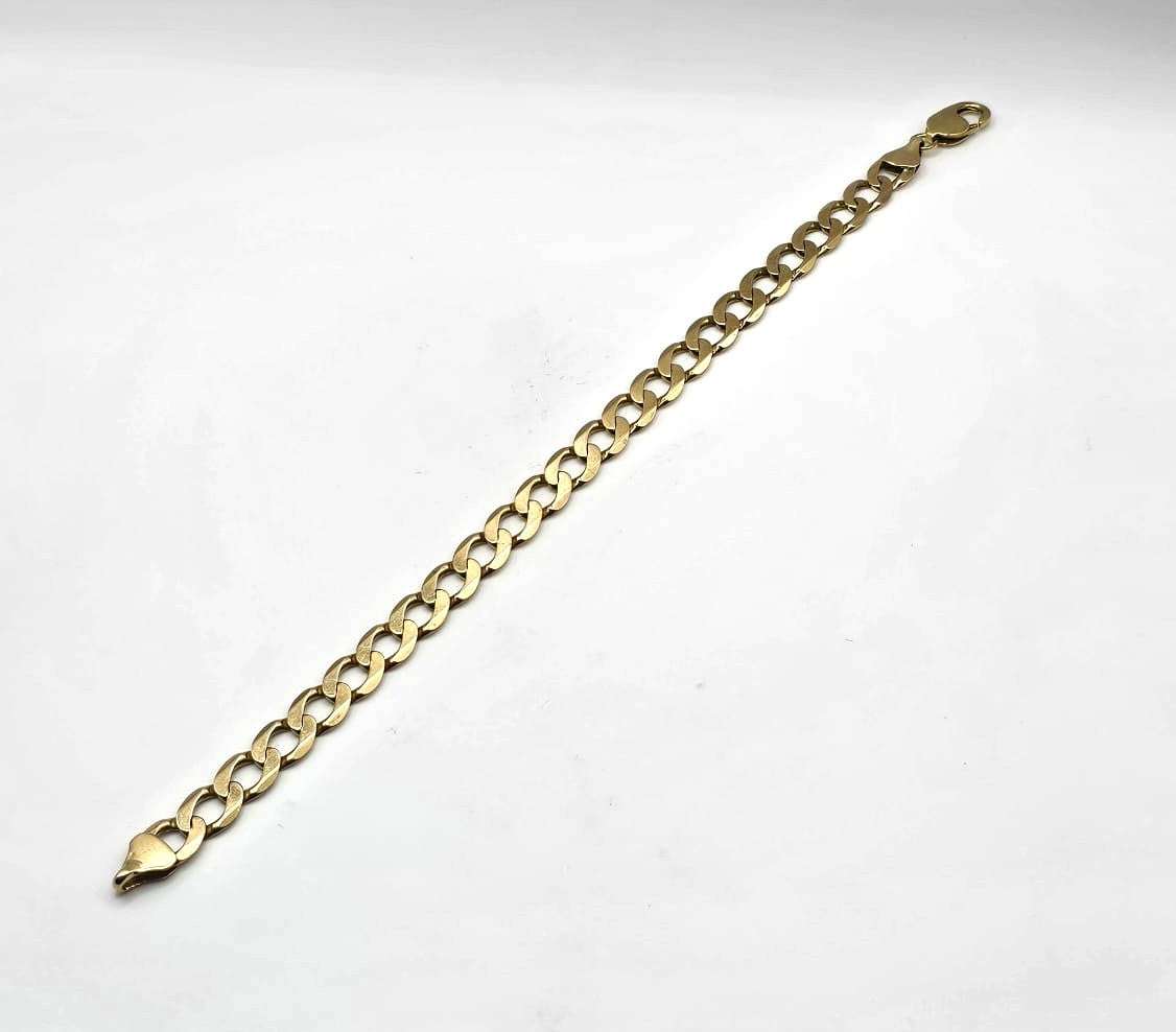 Curb Bracelet 9ct Yellow Gold