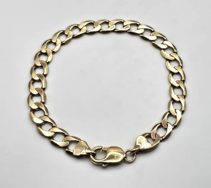 Curb Bracelet 9ct Yellow Gold
