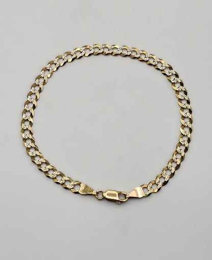 Curb Bracelet 9ct Yellow Gold