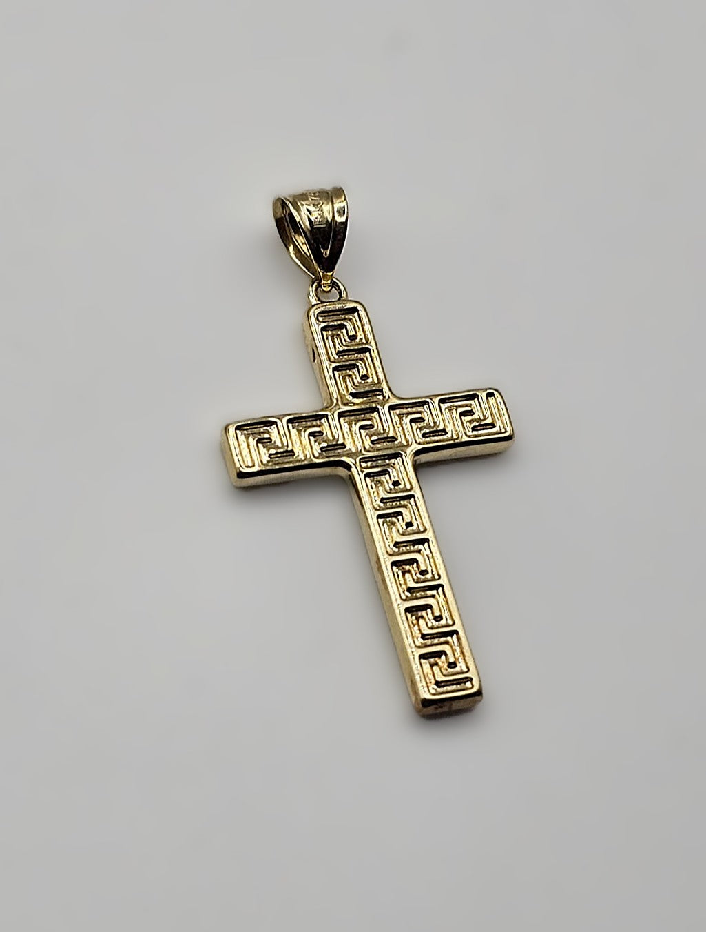 Cross Meander Design Pendant