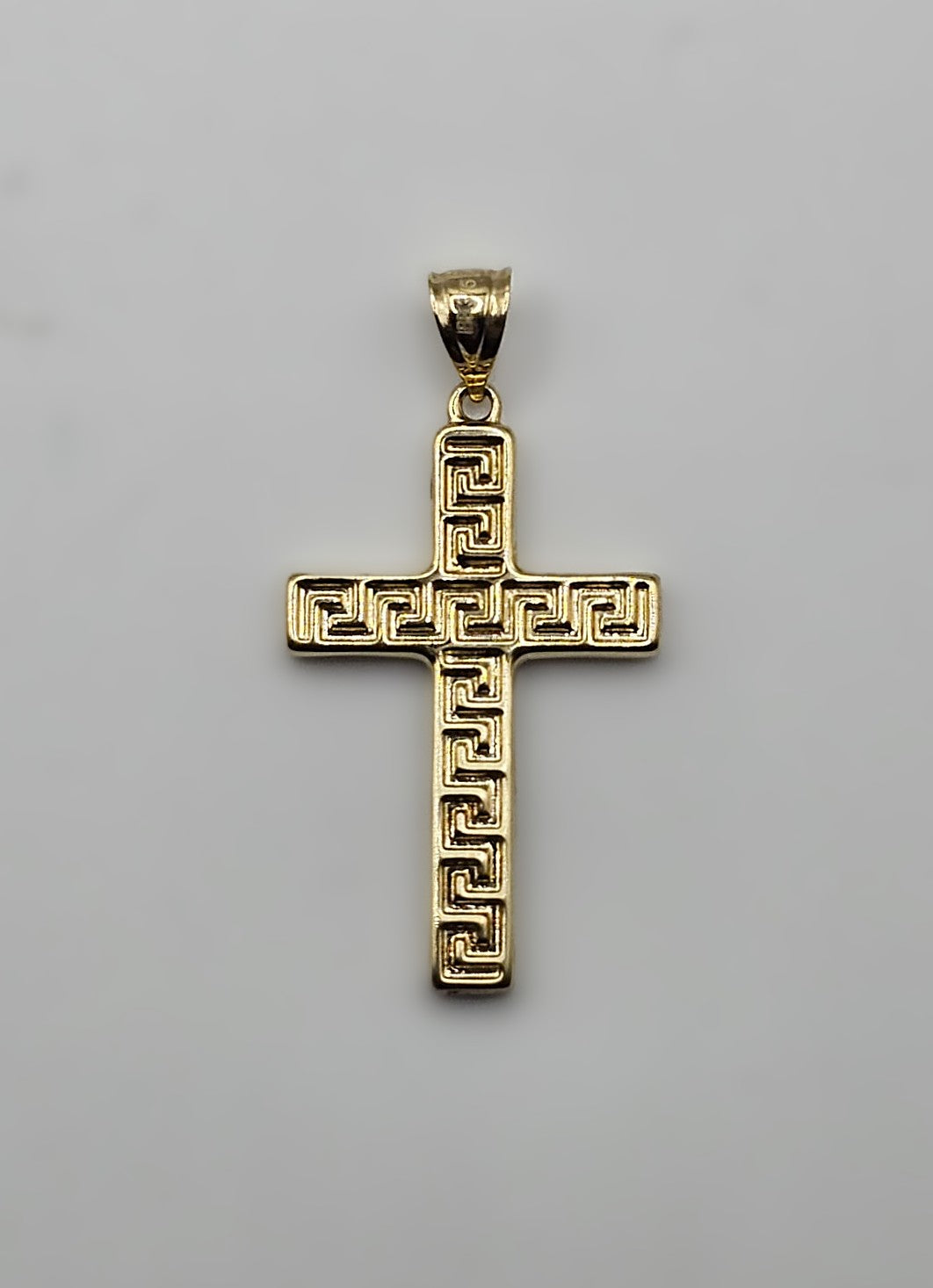 Cross Meander Design Pendant
