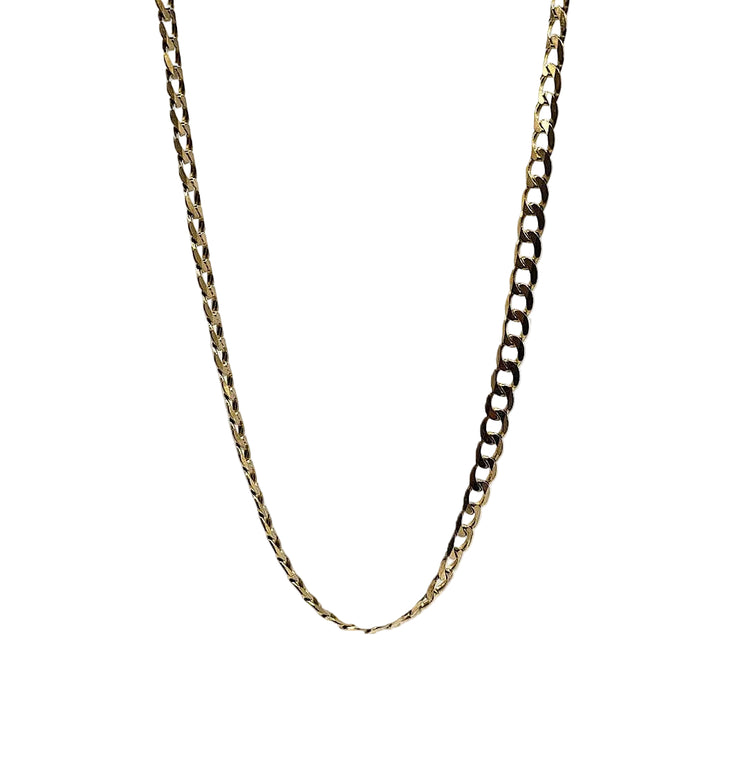 Curb Chain - 9ct Gold - 24"