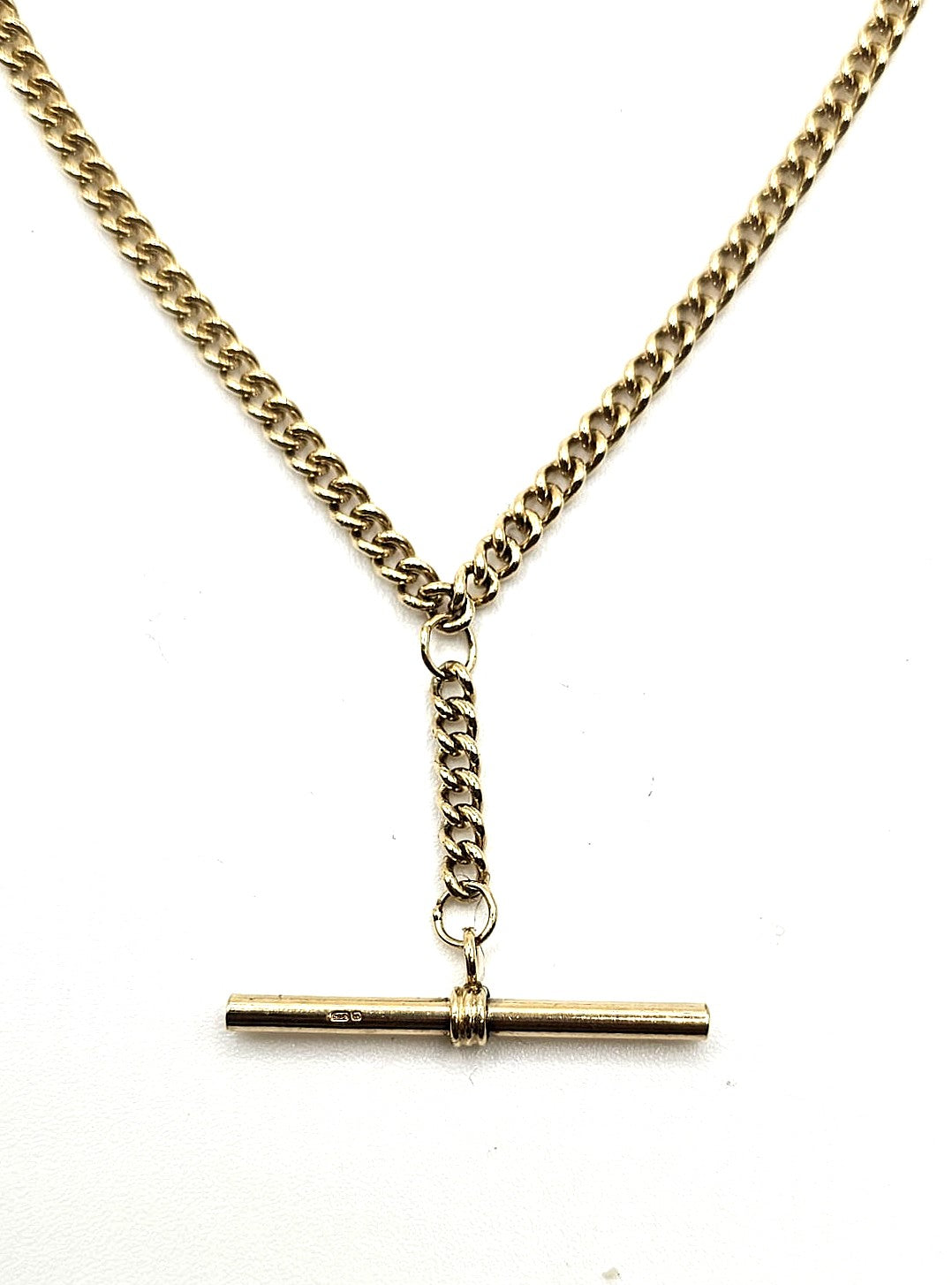 T-Bar Curb Link Necklace