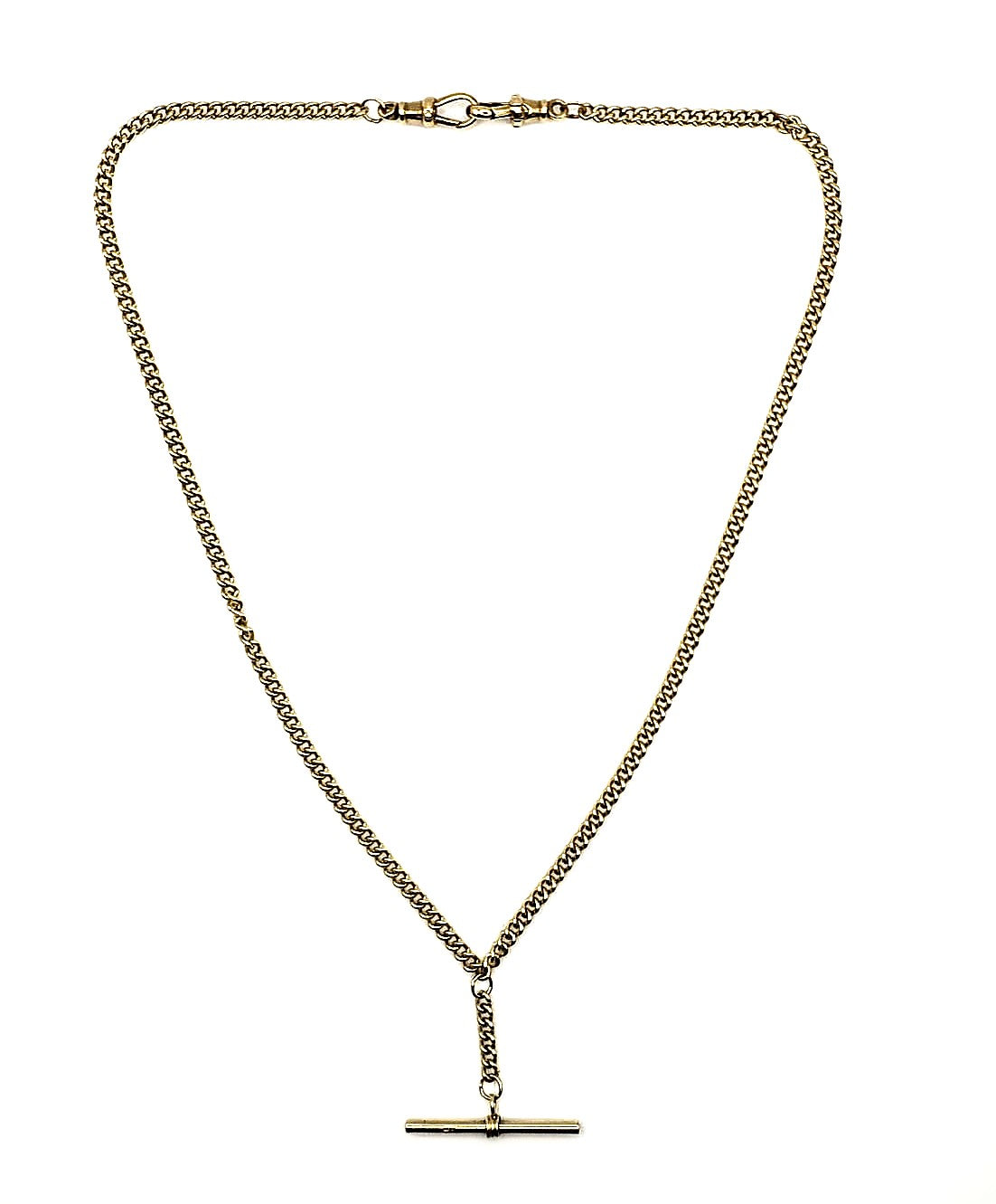 T-Bar Curb Link Necklace