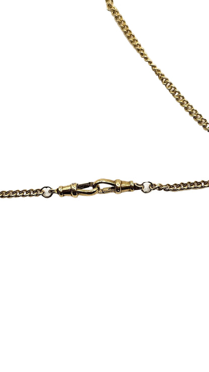 T-Bar Curb Link Necklace