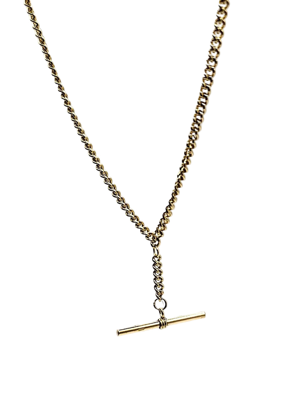 T-Bar Curb Link Necklace