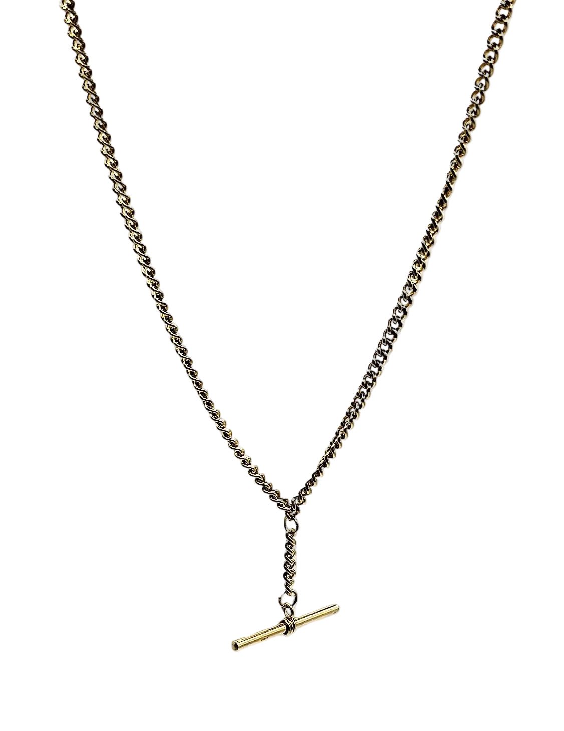 T-Bar Curb Link Necklace