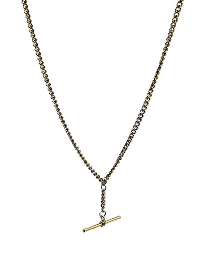 T-Bar Curb Link Necklace