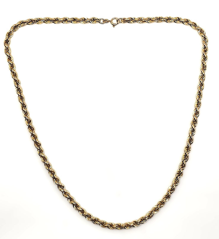 Rope Chain - 9ct Gold - 20"