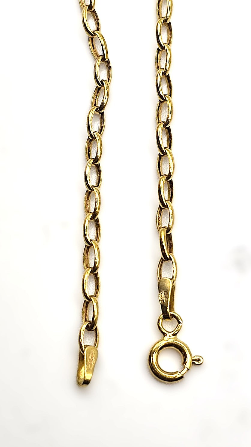 Crucifix Pendant with Belcher Chain