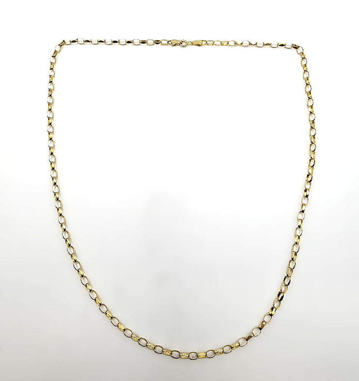 Belcher Chain - 9ct Gold - 22"