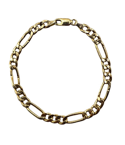Figaro Bracelet 9ct Gold