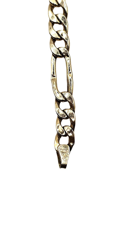 Figaro Bracelet 9ct Gold