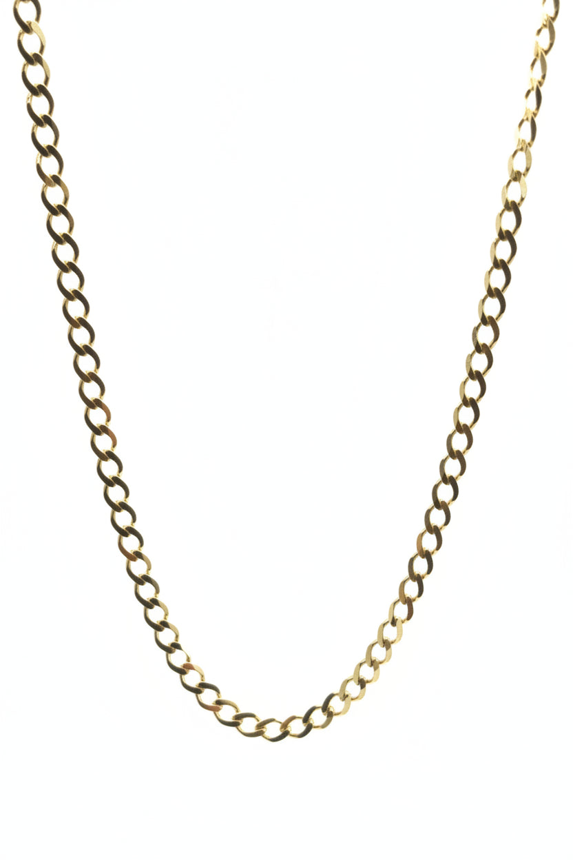 Curb Chain - 9ct Gold - 20"