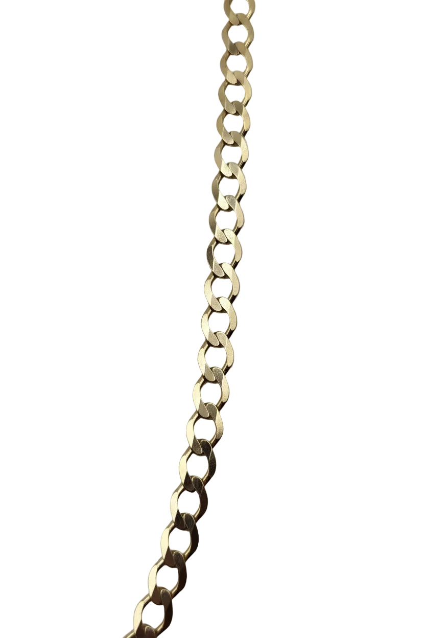 Curb Chain - 9ct Gold - 20"