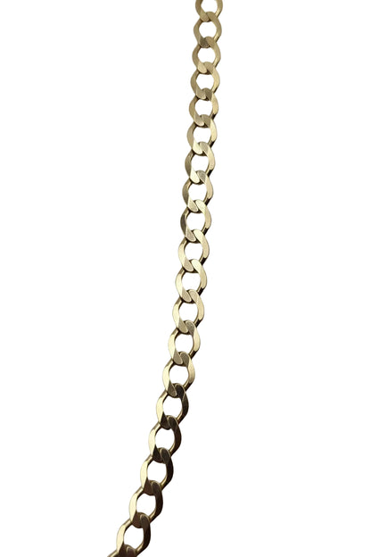 Curb Chain - 9ct Gold - 20"