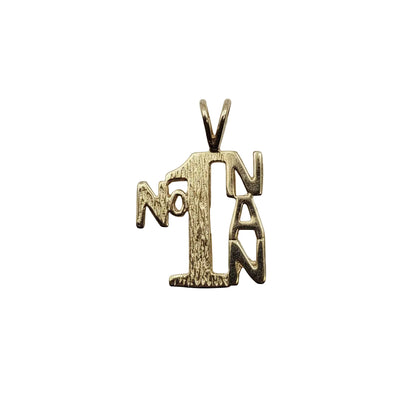 No.1 Nan Pendant - 9ct Gold