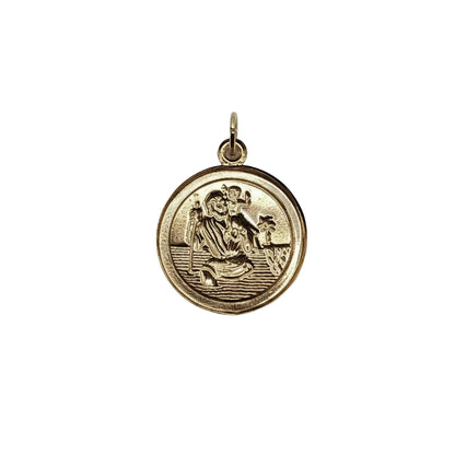 St Christophers Pendant- 9ct Gold