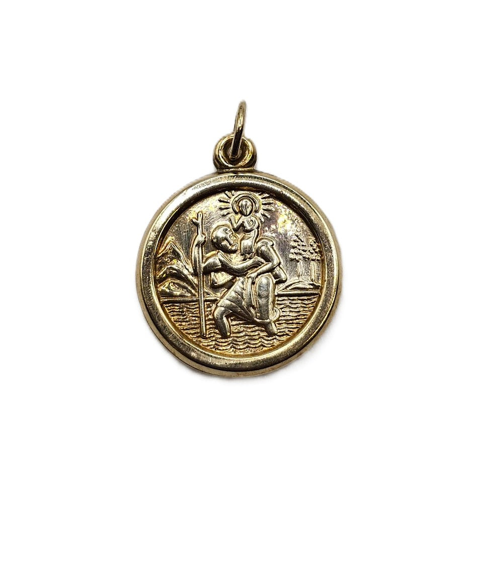 St Christophers Pendant - 9ct Gold