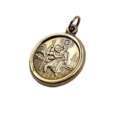 St Christophers Pendant - 9ct Gold