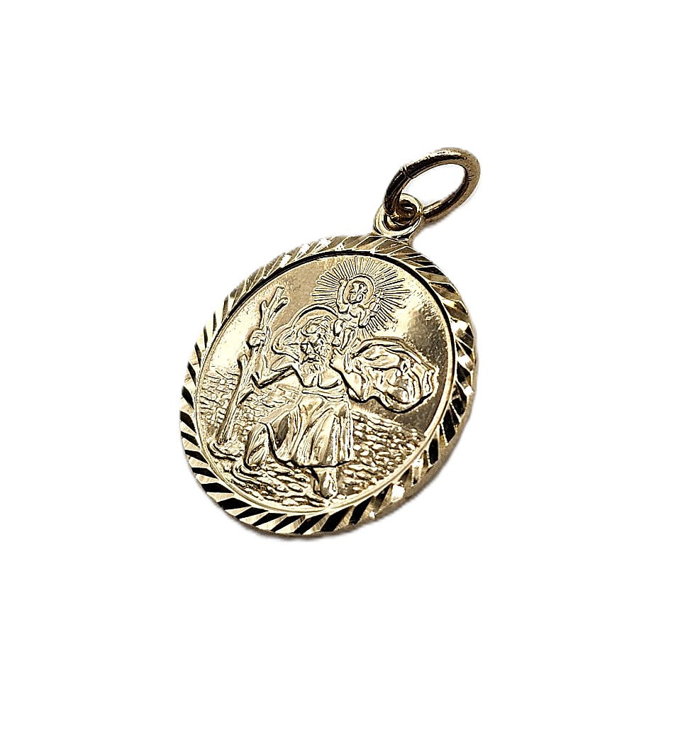 St Christopher Pendant - 9ct Gold