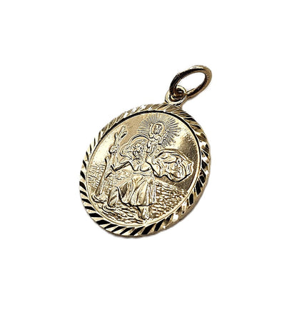St Christopher Pendant - 9ct Gold