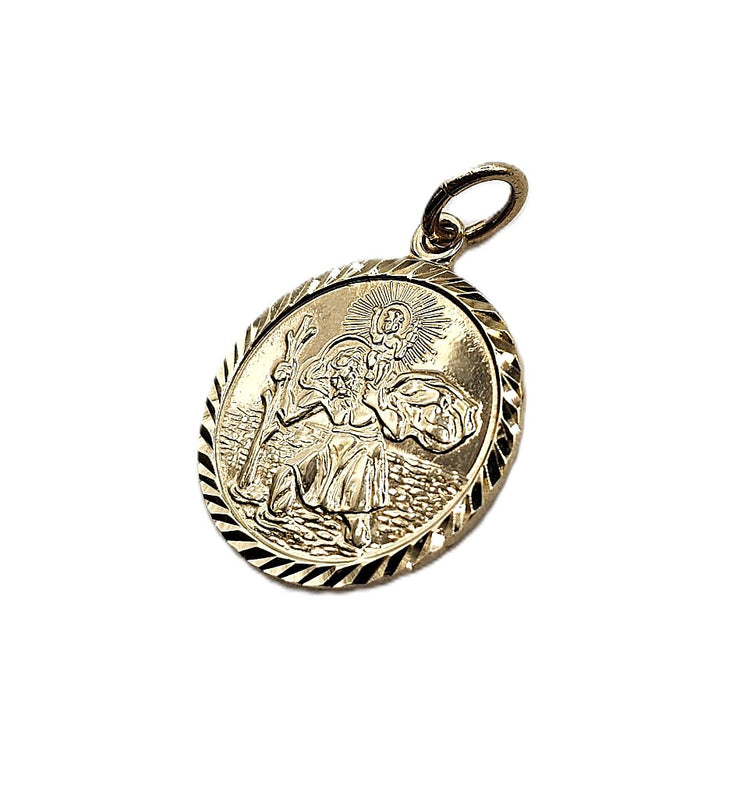 St Christopher Pendant - 9ct Gold