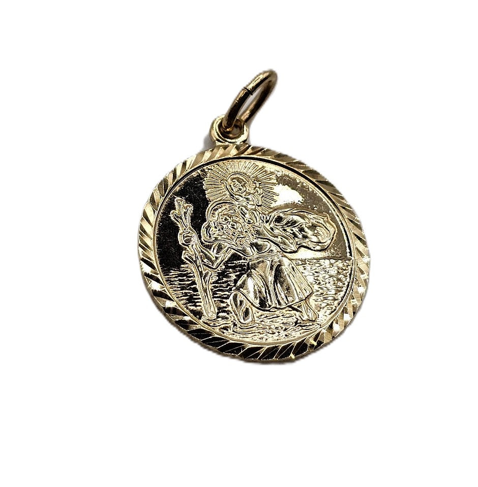 St Christopher Pendant - 9ct Gold