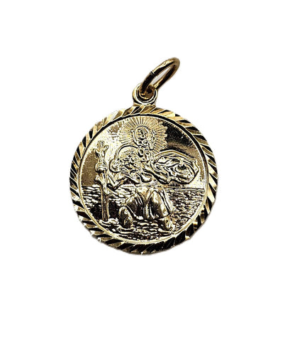 St Christopher Pendant - 9ct Gold